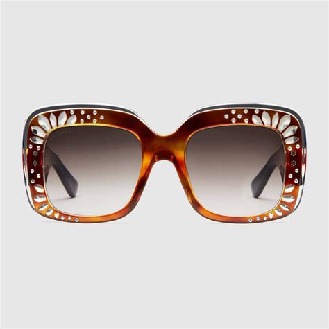 gucci bedazzled sunglasses|Gucci sunglasses women amazon.